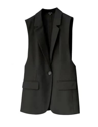 Sleeveless Blazer Jacket for Women