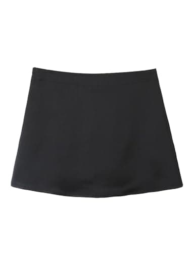 2024 Spring Summer Y2K Mini Skirts for Women — Black