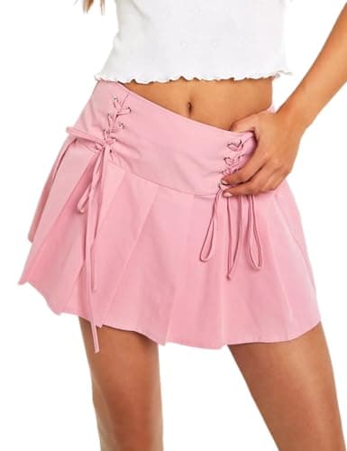 Gothic A-Line Mini Skirt for Women