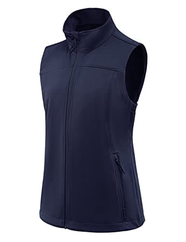 Lightweight Women's Vest with Zipper Pockets for Running, Hiking, Golf