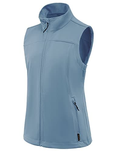 Lightweight Women's Vest with Zipper Pockets for Running, Hiking, Golf — Riviera