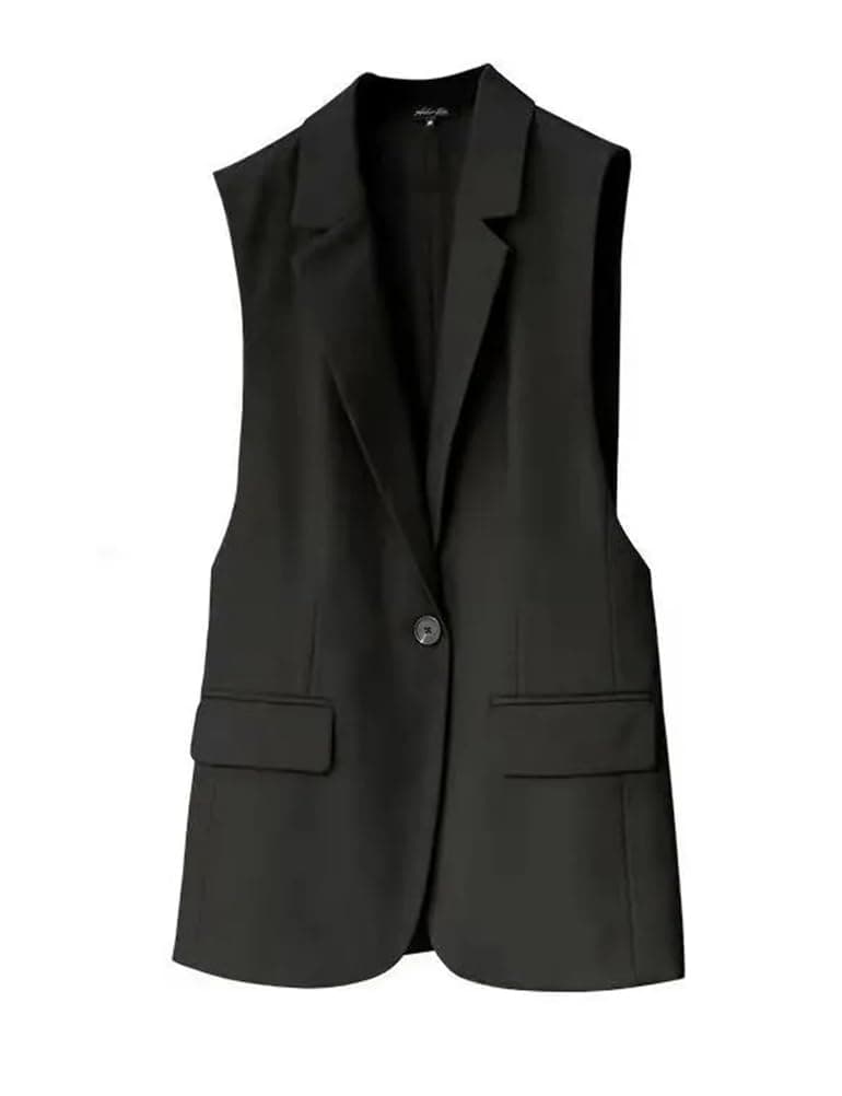 Sleeveless Blazer Jacket for Women