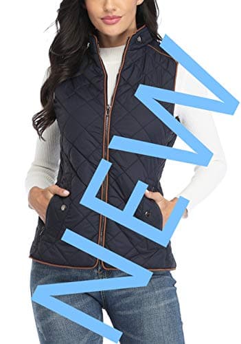 MISS MOLY Women's Lightweight Quilted Vest — #2-blue