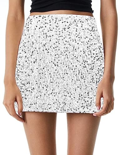 Sequin Mini Skirt for Women Trendy 2023